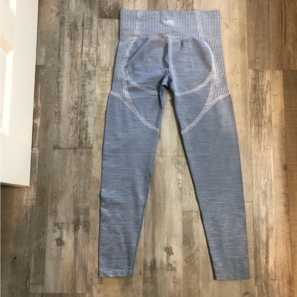 Ryka Compression Leggings Womens Lt. blue Nylon Blend Performance Contouring XL - Picture 4 of 12